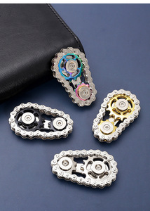 Cao Cấp Edc Cyber Người Nổi Tiếng Bánh Đà Fidget Spinner Xe Đạp Xe Đạp Chuỗi Sprocket Fidget Đồ Chơi Spinner Cho Người Lớn - Product Image 5
