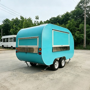 Remolque de Comida Versátil de 3m/9.84ft, Carro de Comida de Acero Inoxidable para Tacos <span class=keywords><strong>con</strong></span> Campana Extractora, Estándar Estadounidense - Product Image 5