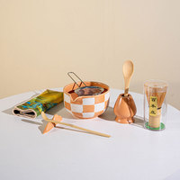 Ensemble de 8 bols Chawan personnalisés pour matcha Boîte à outils complète pour matcha