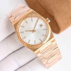 Reloj Mecánico Automático Clásico y Elegante con Caja de Acero Inoxidable en Oro Rosa y Visualización de Fecha para Hombre y Mujer - Product Image 3