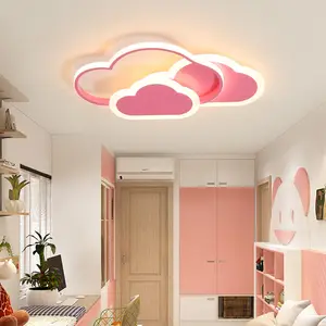 Camera dei bambini cartone animato carino soffitto lalmp decorazione lampadario nuvola cuore camera dei bambini lampada da soffitto a led