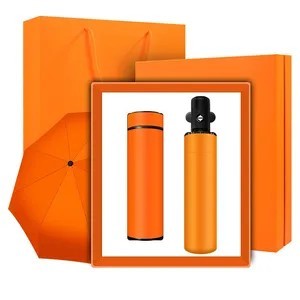 Ensemble Cadeau d'Affaires Personnalisé Haut de Gamme en Gros : Kit de Voyage et de Bureau, Parapluie, Bouteille Isotherme en Acier Inoxydable, Impression Letterpress - Product Image 3