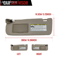 Pare-soleil ABS pour voiture Sonata 2006-2008, référence 85201-3K010QD, neuf, kit pare-soleil côté conducteur et passager, protection contre le vent