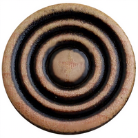 Boutons en bois décoratifs vintage pour vêtements d'enfants, motif en spirale naturel classique, anti-moustiques, assortis à tous les styles, vente en gros