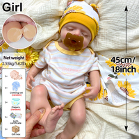 Poupée Reborn réaliste avec expression en colère, corps souple, sucette incluse, pour décoration DIY, cadeau de fêtes
