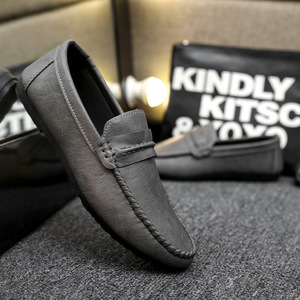 Chaussures en cuir pour hommes, mocassins Gommino, chaussures rétro élégantes, décontractées, pour homme, chaussures de conduite, chaussures de travail, livraison directe - Product Image 5