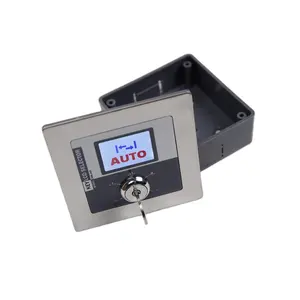 Sistema de puerta corredera automática sin marco comercial, interruptor de Sensor de onda manual, pantalla LCD, interruptor de llave de función de puerta automática