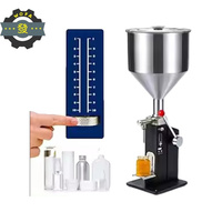 JIAHE-A03 Entonnoir semi-automatique de qualité alimentaire pour liquides épais, produits chimiques, cosmétiques 5-50ml 10-100ml – Embouteillage haute précision
