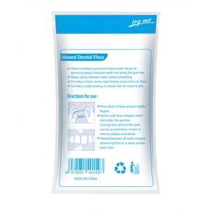 Atacado 50m 55 Yard Food Grade Mint Fruit Flavored Yarn Roll Spool Dispenser Braces Dental Floss - Product Image 6