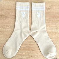 Chaussettes de sport tricotées sur mesure, impression numérique par transfert thermique, polyester respirant et résistant à l'usure, chaussettes unisexes pour l'extérieur
