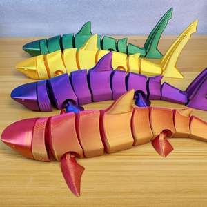 Vashine - Juguetes de Animales de Cristal Flexible Impresos en 3D, Materiales PLA Seguros para Niños, Figuras de Acción Impresas en 3D para Niños - Product Image 5