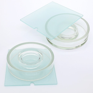 Plaque de diffusion en verre épaissi, 100 mm, résistante à la chaleur, aux acides et aux alcalis, pour la surveillance biologique et l'analyse des sols. - Product Image 1