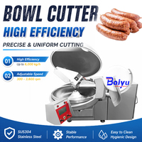 Machine à hacher la viande commerciale Baiyu, équipement de découpe de viande pour saucisses, hamburgers, produits carnés