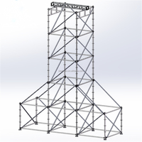 Armazón de altavoces Line Array de acero para exteriores