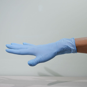 Malaysia Disposable Nitrile Gloves Powder Free <b>S</b>/M/L/XL <b>9</b> Inch Length 24cm Latex Free 6mil Thickness Touchscreen Waterproof - Product Image 2