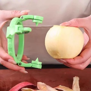 Wholesale Multi-Purpose Plastic <b>Fruit</b> Peeler Handheld Stainless Steel Foldable Pear Peeling Gadget Slicer Cutter Sustainable - Product Image 2