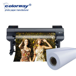 Coloway bán buôn sinh thái dung môi RC máy in phun có thể in giấy ảnh 250g CuộN Matte hoàn thiện trống cuộn thân thiện với môi trường và chất lượng cao - Product Image 1