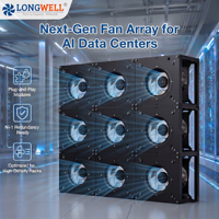 Module d'agencement de ventilateurs centrifuges LONGWELL Smart BMS 0-10V EC à haute pression statique pour la gestion thermique des racks de serveurs