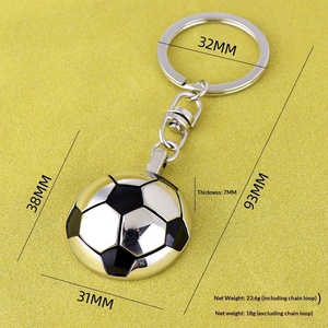 Llavero Metálico Personalizado de Fútbol 2026, Regalo para Hombre, Llavero con Zapatos de Fútbol, Eurocopa 2024, Copa <span class=keywords><strong>Mundial</strong></span> de Fútbol, Joyería - Product Image 5