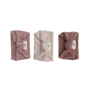 Pantalones cortos de algodón acanalado para bebé, suaves, con cordón, tipo pañalera, para niñas, con diadema. - Product Image 6