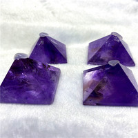Pyramide en pierre naturelle de quartz améthyste en gros pour la décoration et la lithothérapie