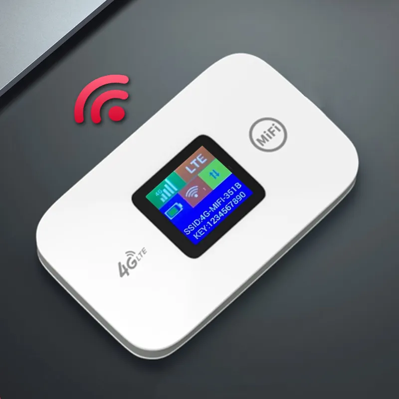 2023 Popular punto de acceso móvil 4G 4G Wifi enrutador móvil 150Mbps MiFis Hotspot 4G LTE enrutador de bolsillo inalámbrico