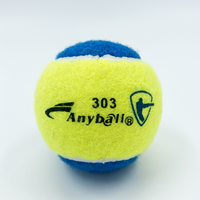Balles de tennis personnalisées de qualité supérieure pour l'entraînement sportif, balles d'entraînement légères et bon marché de l'usine