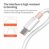 6A Super Fast Charge 66W USB C Câble de charge est pour Iphone/Huawei/Xiaomi/MacBook/MateBook Type C Câble de données