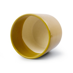 Nouvel arrivage de pots de fleurs d'intérieur en céramique jaune <span class=keywords><strong>moutarde</strong></span> pour décor de salon et de bureau - Product Image 5