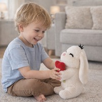 Peluche de lapin de Pâques de 25 cm, nouvelle, de haute qualité, mignonne, douce, en forme d'animal de dessin animé, avec de longues oreilles