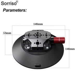 Sorriso vente en gros en aluminium 6 pouces ventouse de voiture <span class=keywords><strong>sous</strong></span> <span class=keywords><strong>vide</strong></span> pour caméra d'<span class=keywords><strong>action</strong></span> Go Pro fenêtre de voiture ventouse montage prise de vue vidéo - Product Image 4