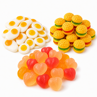 Bonbons Gélifiés Fruités en Gros, Saveurs Assorties Acidulées et Sucrées, Doux, Halal, Personnalisables, Fabricant OEM, Marque Privée, Présentoir en Vrac TIK TOK