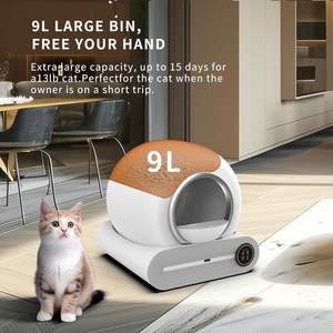 <span class=keywords><strong>Bac</strong></span> à <span class=keywords><strong>sable</strong></span> désodorisant électronique autonettoyant automatique intelligent de chat de Offre Spéciale facile à nettoyer pour l'accessoire de litière de chat d'animaux de compagnie - Product Image 5
