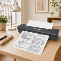 Impresora Térmica Portátil Xprinter T82 A4 para Trabajadores de la Construcción Civil, Registro de Archivos en Exteriores