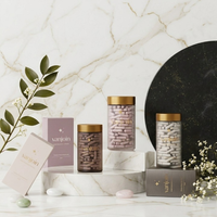 Emballage pharmaceutique de qualité supérieure, flacon à pilules en verre givré de 150 ml, 180 ml, 3 oz, flacon pour comprimés, flacon pour compléments alimentaires avec boîte en papier personnalisée