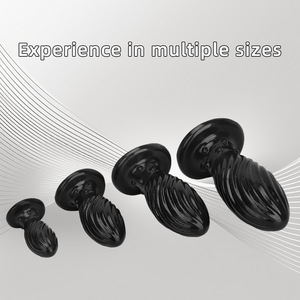 Plug anal extra-large avec ventouse pour le sexe anal, design épais de style chrysanthème, dilatation extrême pour hommes et femmes - Product Image 4