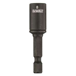 DeWalt - Portaherramientas Magnético Compacto Hexagonal de 8 mm y 1/4 de Pulgada, Acabado en Óxido Negro de Grado Industrial - Product Image 1