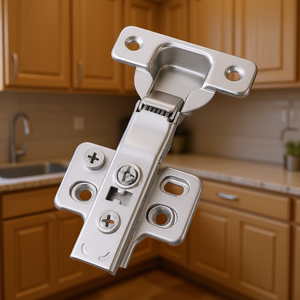 Cierrapuertas de cierre suave de superposición completa para puertas de gabinetes sin marco de 15-55 kg con ángulo de apertura de 180° - Product Image 2