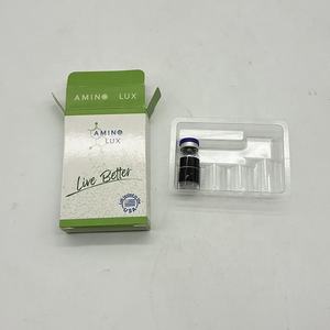 Emballage de flacons de peptides, boîte en papier pour flacons, pack de 5 flacons, étiquette et boîte pour flacons de 2 ml, 3 ml, 10 ml avec plateau en plastique - Product Image 6