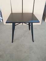 Offres Spéciales et prix le plus bas Mobilier Dîner Table en métal Simplicité Table à manger Table de style industriel