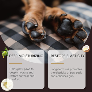 Crema para el cuidado de mascotas natural de etiqueta privada OEM para perros y gatos bálsamo para patas de piel sensible con pata agrietada suavizante - Product Image 5
