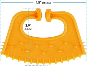 Veterinär Cattle Entwöhnung Orange Kunststoff Kalb Weaner - Product Image 4