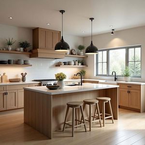 Shaker Style Solid Wood Kitchen Cabinet Set with Soft Closing Drawers - Product Image 6