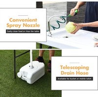 Table en plastique portative de nettoyage de poisson de vente chaude pour le pique-nique extérieur de camping
