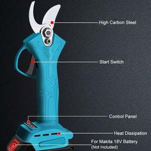 Sécateur électrique sans fil 30 mm pour jardin, arbres fruitiers et bonsaïs – Outil de jardinage - Product Image 5