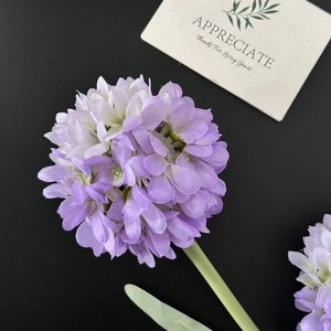Fleurs artificielles en forme de boule d'oignon, en soie, pour décoration de mariage, arrangement de chrysanthèmes faits à la main pour intérieur, branche unique - Product Image 4