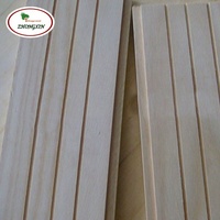 Panneau mural rainuré en pin blanc apprêté, lambris massif en bois de pin pour chambre et plafond