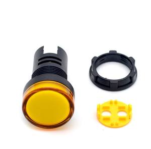 स्थिति सूचक 22mm उठाया दौर 220V एसी गैर-निविड़ अंधकार प्लास्टिक छोटे सूचक रोशनी संकेत दीपक - Product Image 6