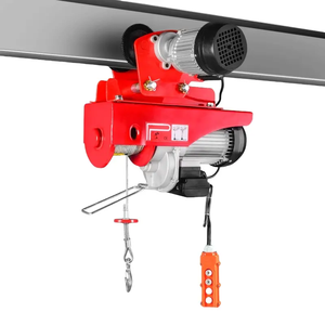 Cabrestantes de grúa de elevación automática eléctrica del fabricante 500Kg 1Ton 4 Posit 220V Eslinga de cuerda de alambre de nueva condición para hoteles - Product Image 1