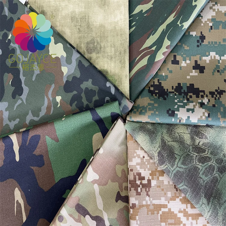 Commercio all'ingrosso TC 100% cotone nylon wooldland/digitale/elettroni/SA camouflage ripstop tessuto per giacca/uniforme